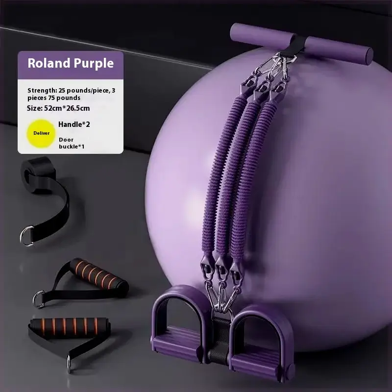 4-Strand Anti-Break Chest Expander with Foot Pedal - Image 7