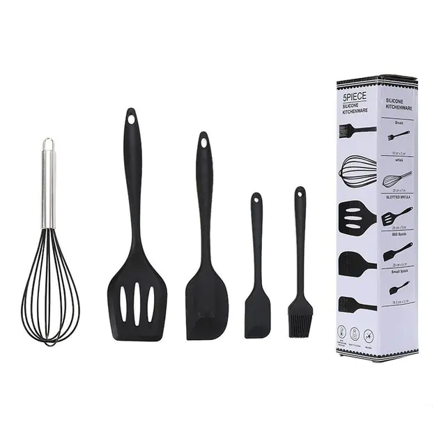 5/12pc Kitchen Utensil Set Wooden Handle - Image 11
