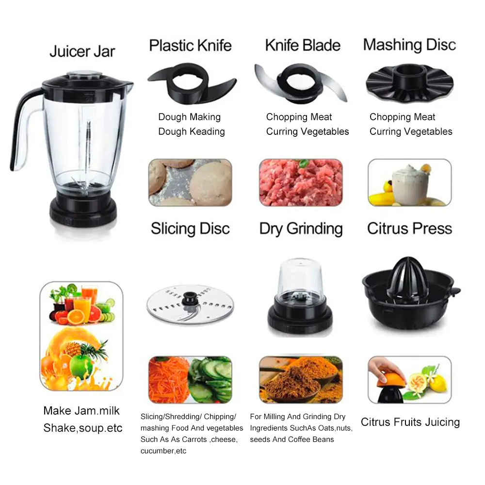 5 in 1 Stand Blender - Image 4