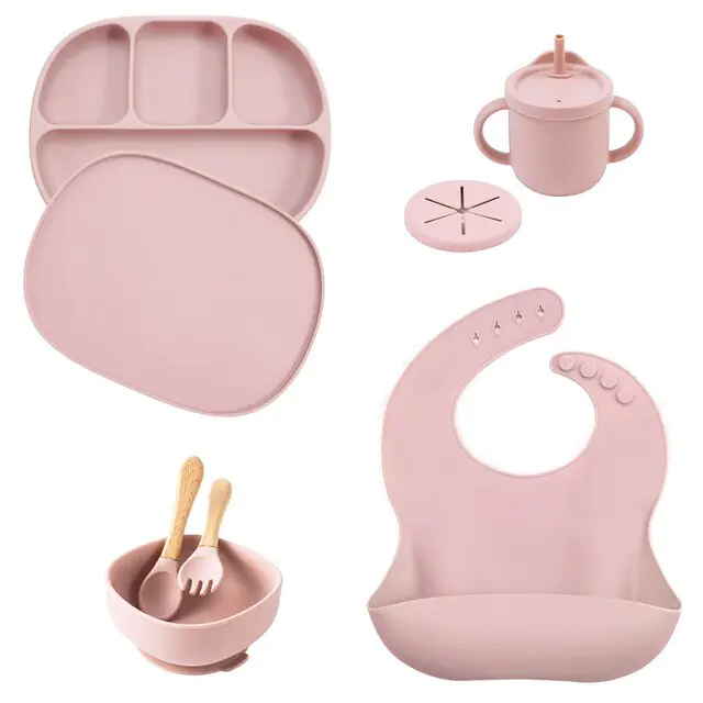 5Pcs/Set Silicone Children Tableware - Image 8