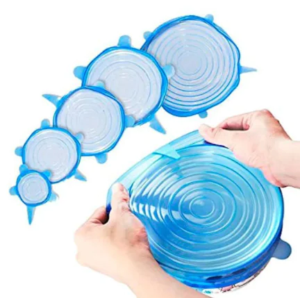 6 Adjustable Silicone Lids - Image 2