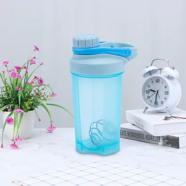 600ml Portable Protein Powder Shaker Bottle - Image 11