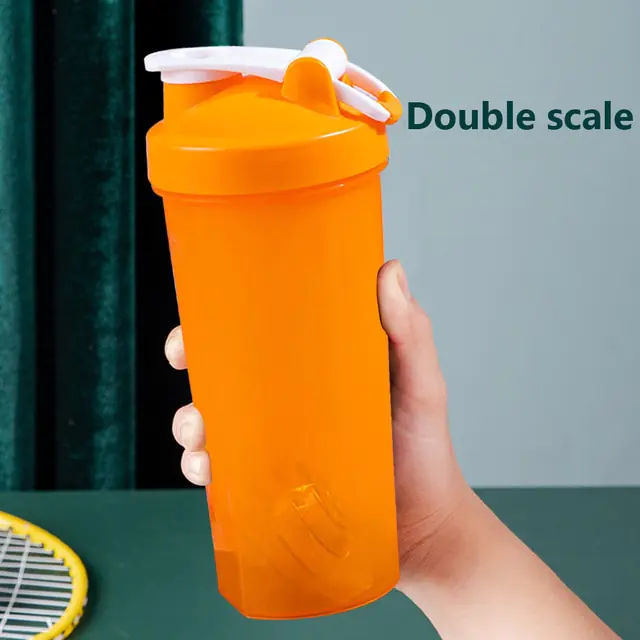 600ml Portable Protein Powder Shaker Bottle - Image 13
