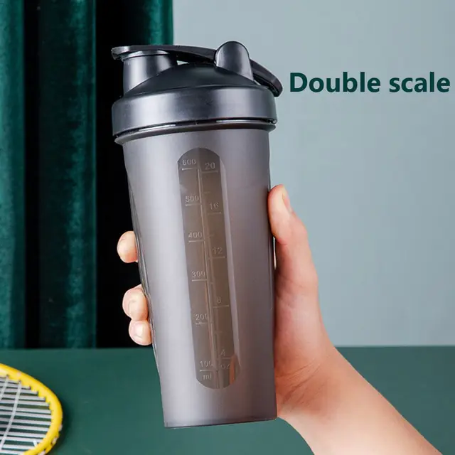 600ml Portable Protein Powder Shaker Bottle - Image 15