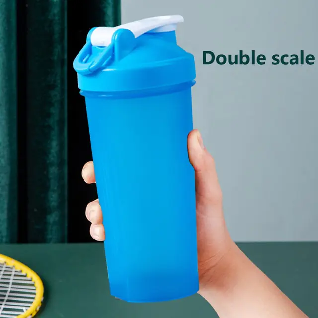 600ml Portable Protein Powder Shaker Bottle - Image 16