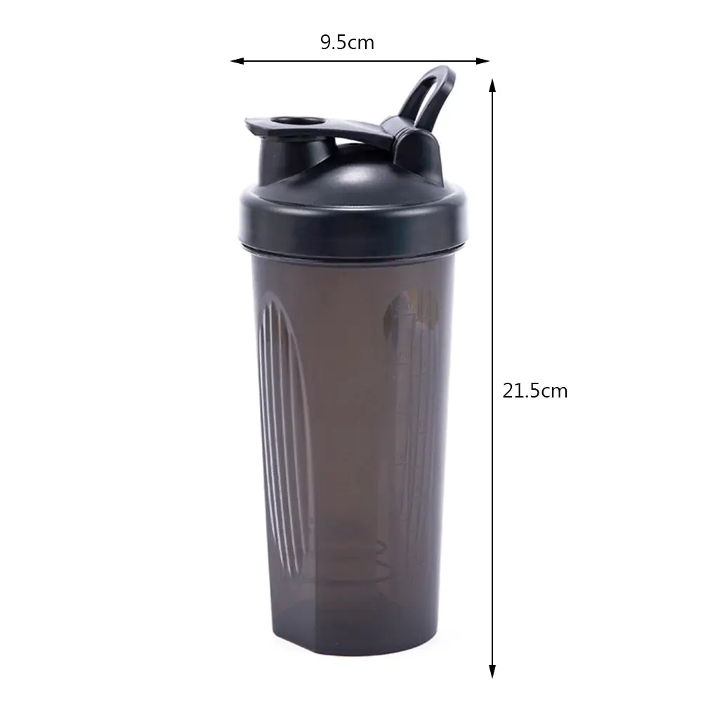 600ml Portable Protein Powder Shaker Bottle - Image 5