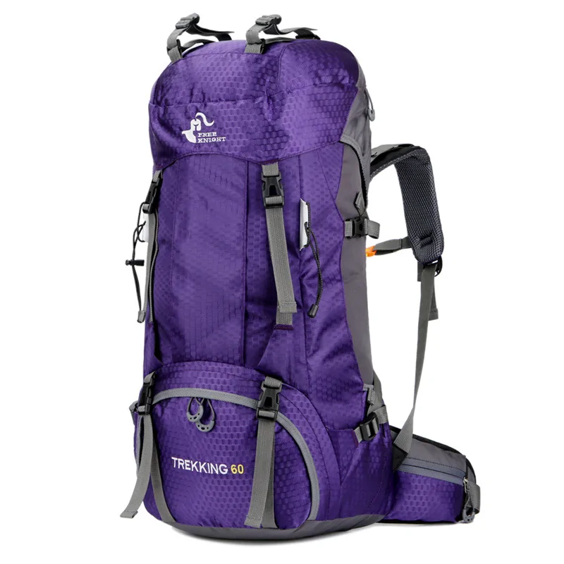 60L Outdoor Backpack Camping Bag with Rain Cover - Image 17