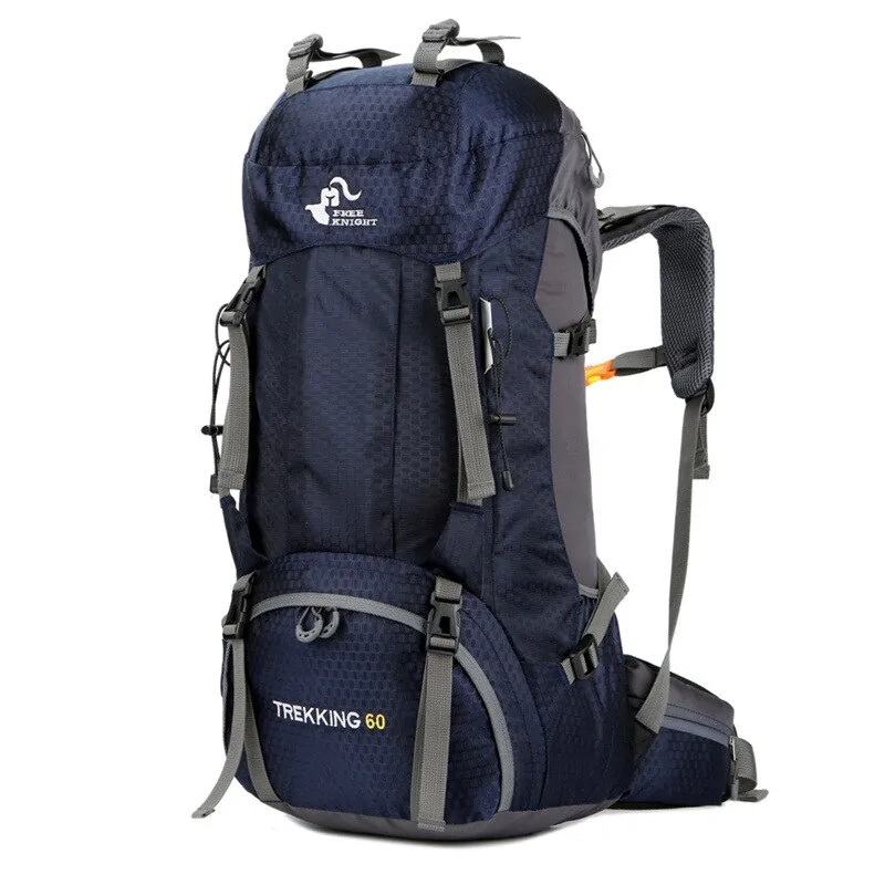 60L Outdoor Backpack Camping Bag with Rain Cover - Image 25