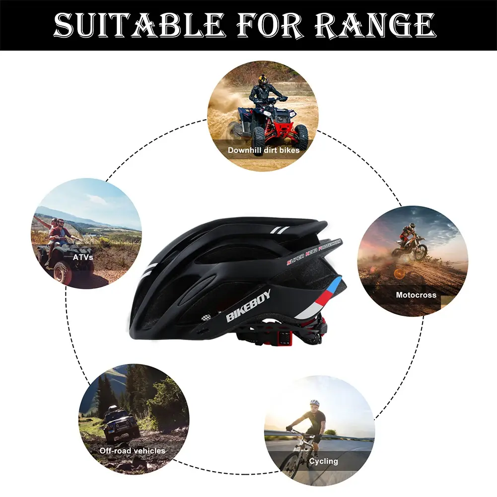 Adjustable Mountain Bike Helmet - Image 6