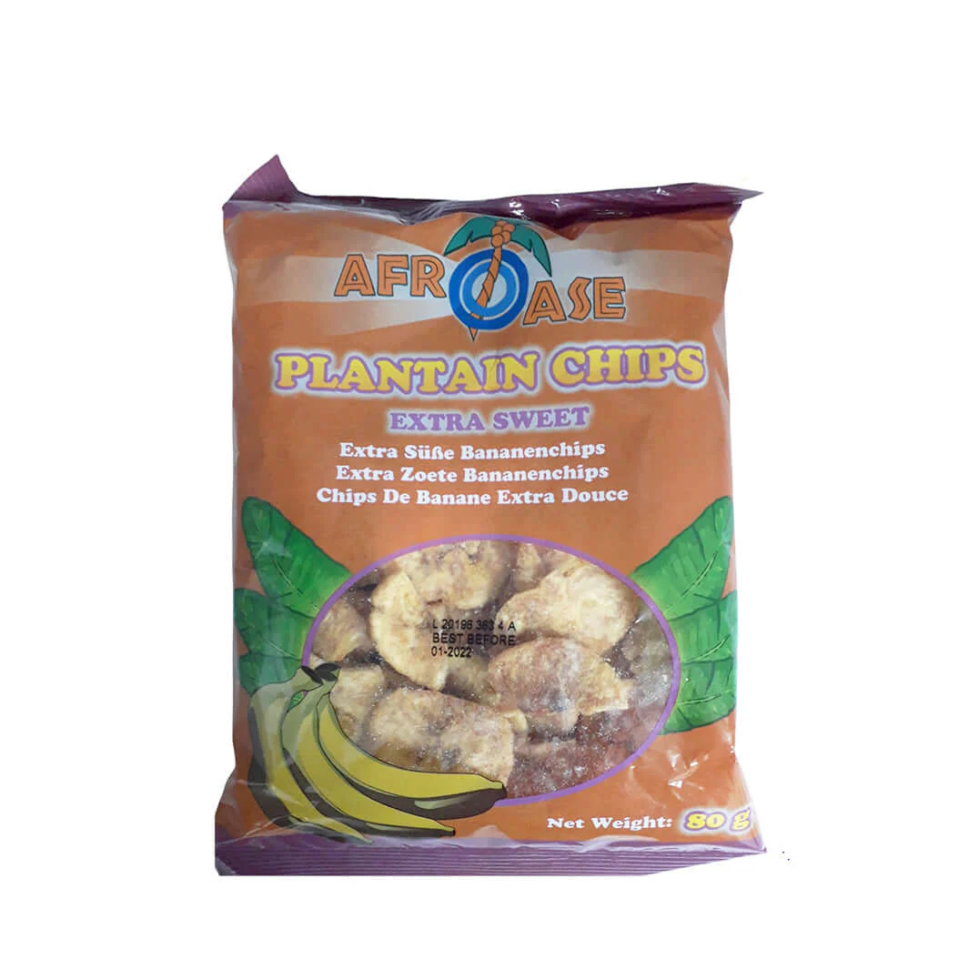 Tropical Gourmet Plantain Chips Extra Sweet 80g