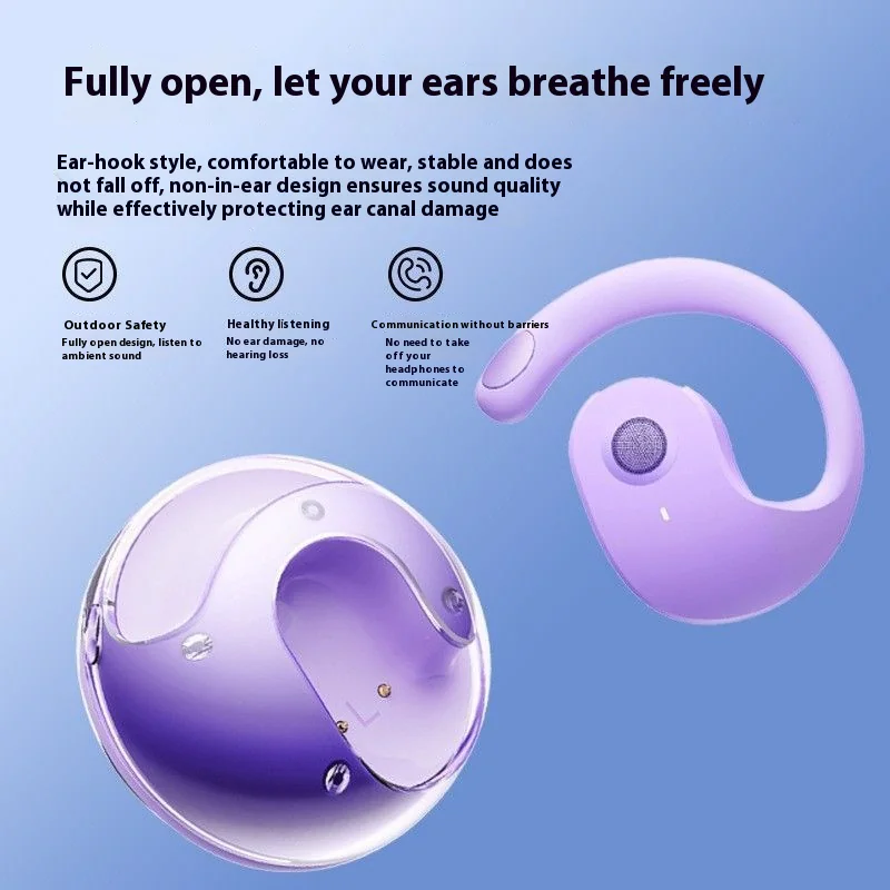 AI Translation Small Coconut Ball Wireless Bluetooth Headset Ear-mounted Headset - Image 4