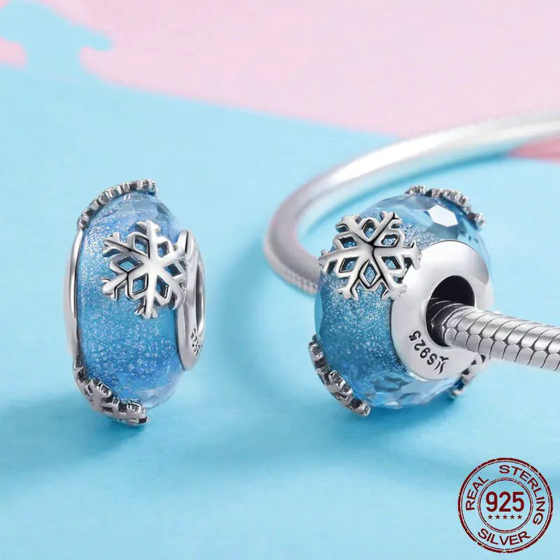 Aifuluo Original Sterling Silver Beads for DIY Bracelets