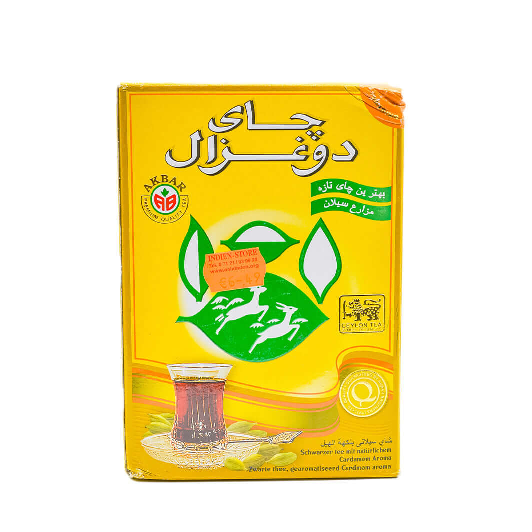 Akbar Do Ghazal Black Tea With Cardamom Aroma 500g