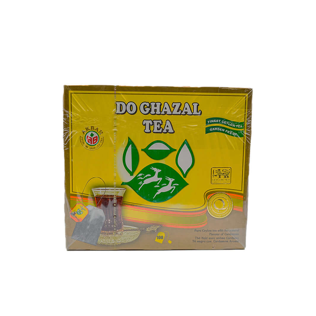 Akbar Do Ghazal Pure Ceylon Tea (Cardamom Flavour) 100 Tea Bags