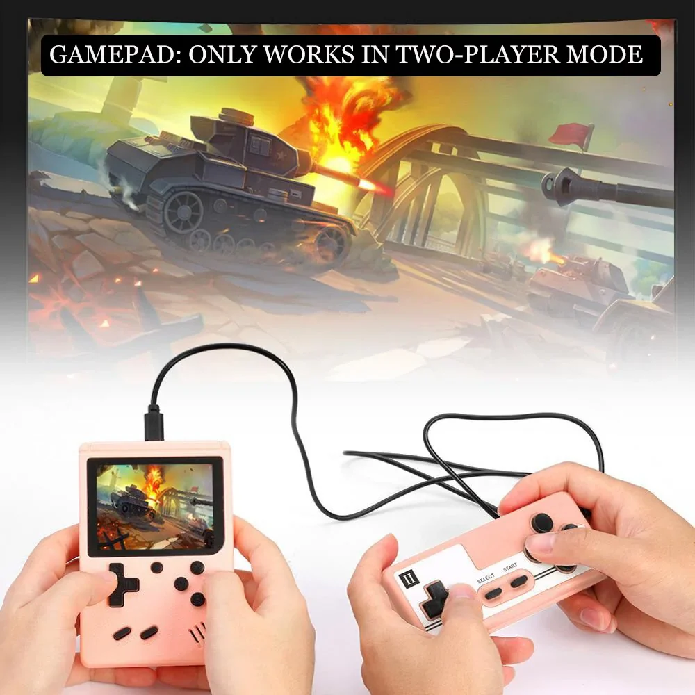 ALLOYSEED 500 Games Retro Handheld Console: Portable Gaming for Kids - Image 3