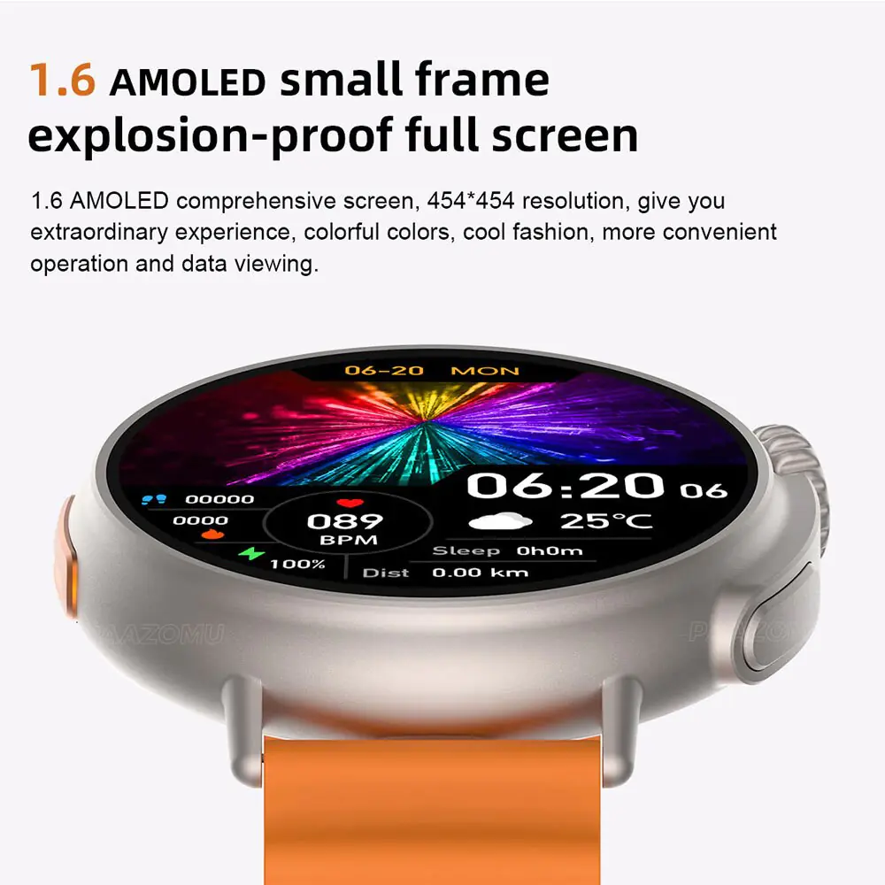 AMOLED 1.6 Inch Smart Watch - Image 2