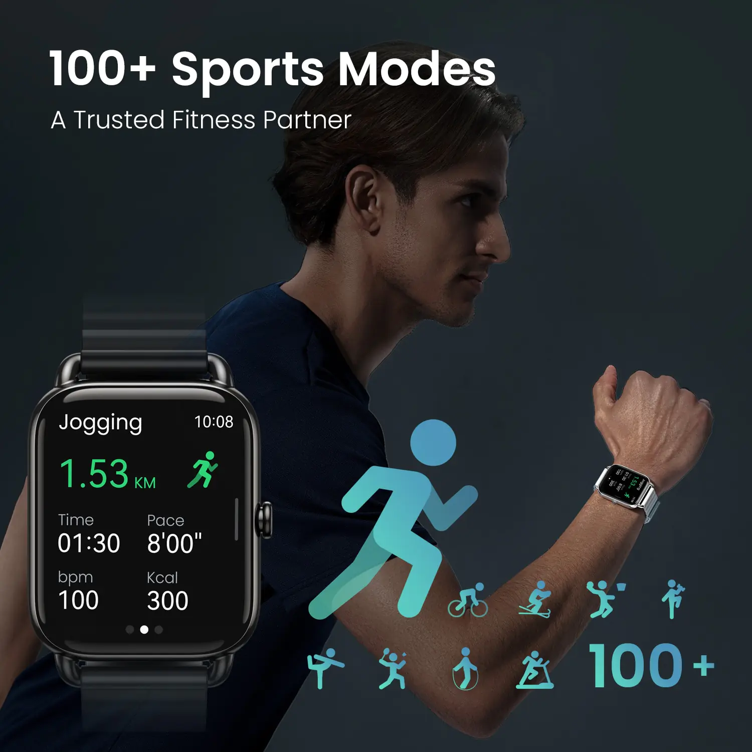 AMOLED Display Smart Watch Men and Women - Image 2