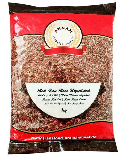 Annam Red Raw Rice Unpolished