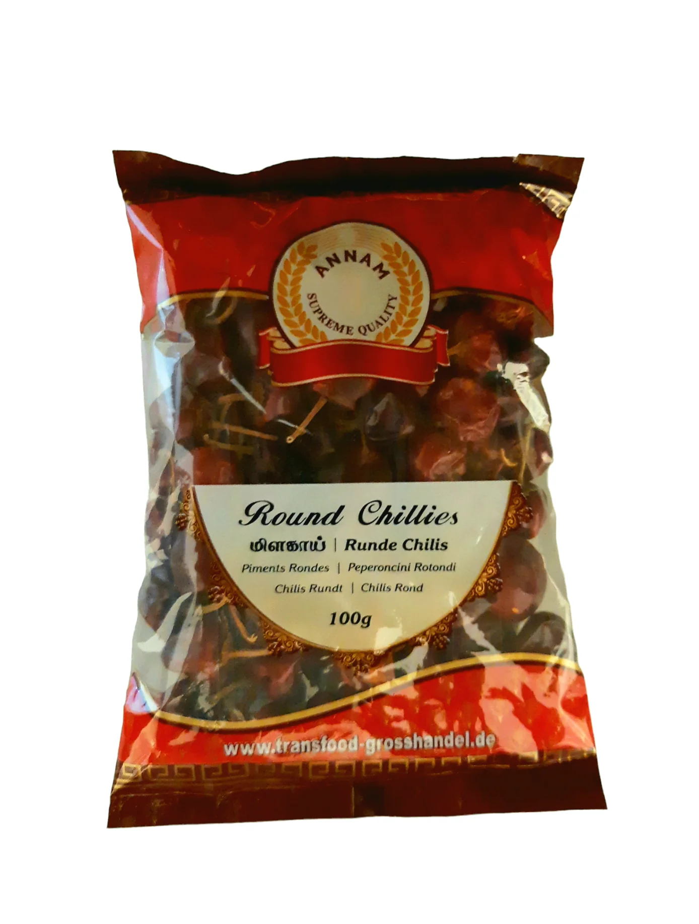 Annam Round Chillies 100g