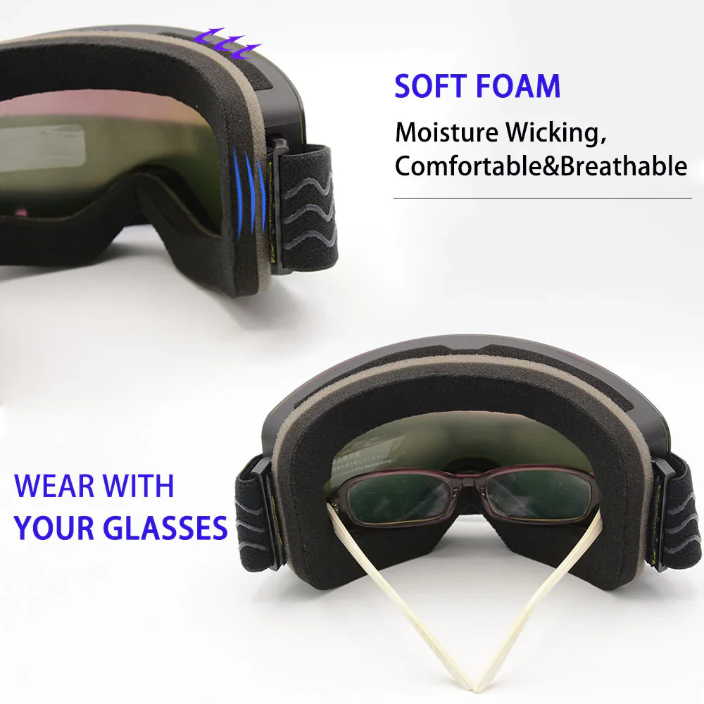 Anti-Fog Ski Goggles with Magnetic Lens - Image 10