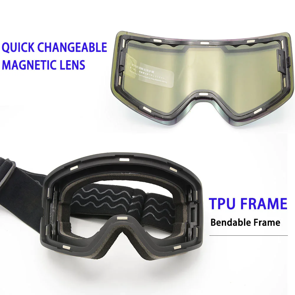 Anti-Fog Ski Goggles with Magnetic Lens - Image 8