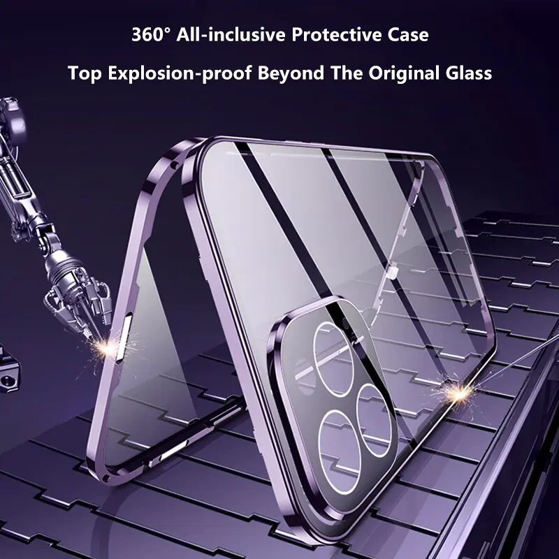 Anti-Peep Privacy Magnetic Adsorption Case - Image 6