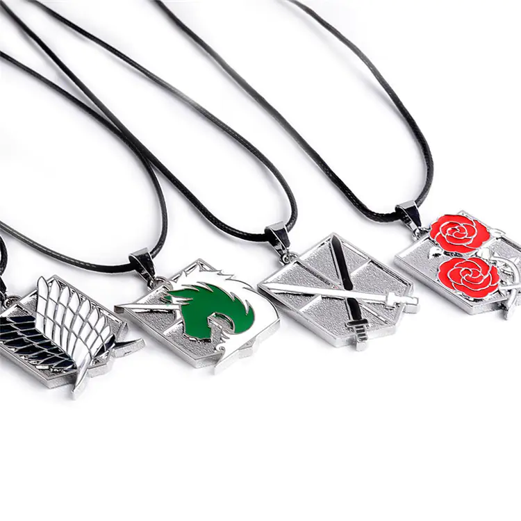 Attack on Titan Wings of Freedom Key Necklace (Multiple) - Image 3