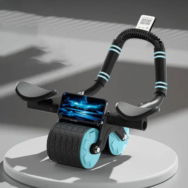 Automatic Ab Roller with Rebound and Elbow Band - Image 9