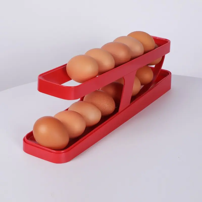 Automatic Scrolling Egg Rack Holder Storage Box - Image 5