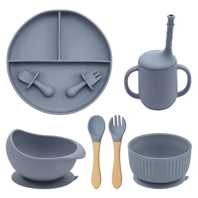 Baby Weaning Solid Food Plate Bowl Set - Image 11