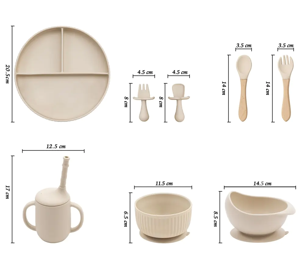 Baby Weaning Solid Food Plate Bowl Set - Image 3