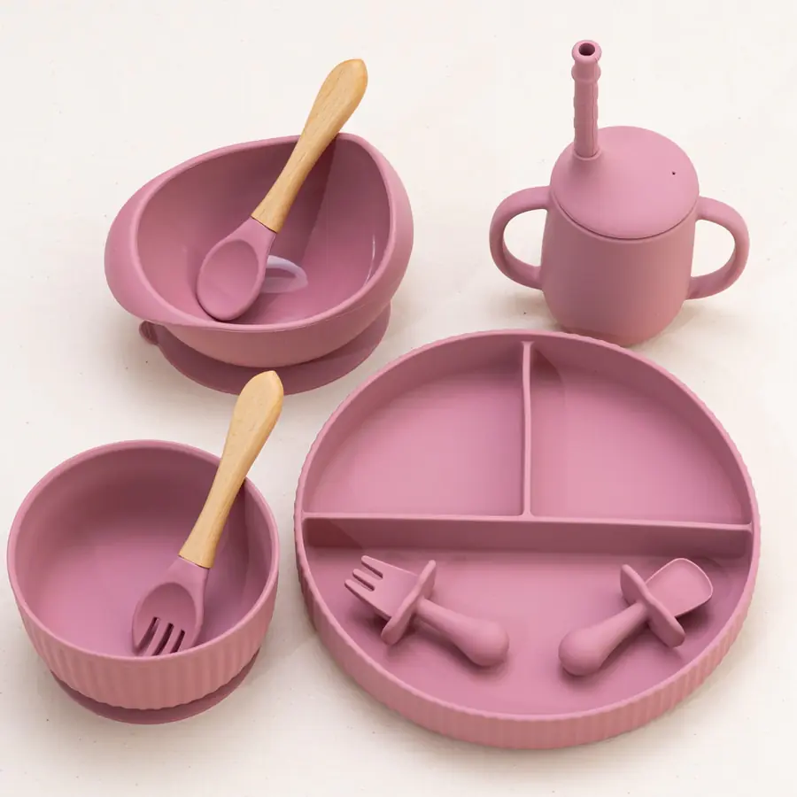 Baby Weaning Solid Food Plate Bowl Set - Image 4