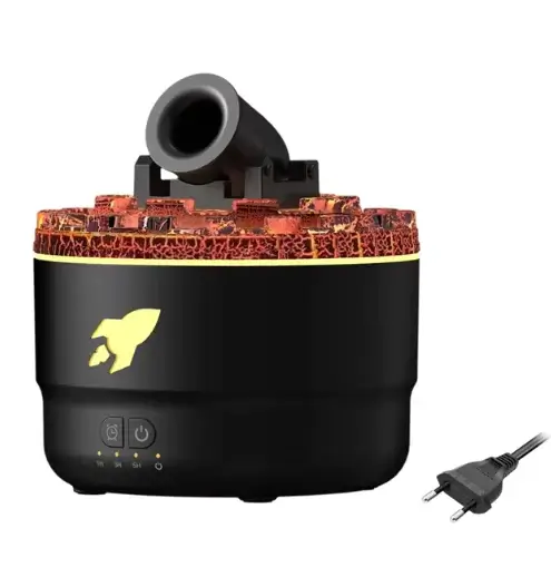 Battery Aroma Diffuser Convenient Home Bedroom Colorful Flame Ambience Light Large Spray Humidifier - Image 4
