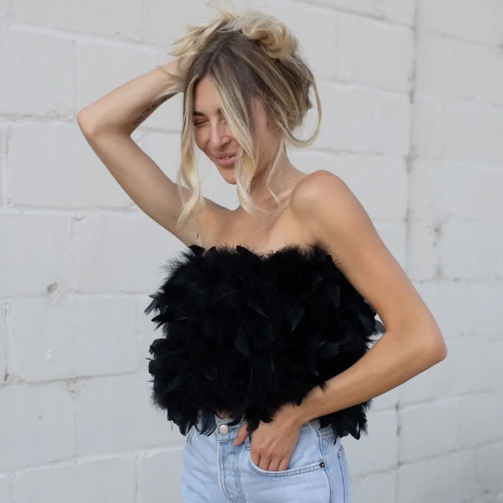 Bea Feather Top - Image 10