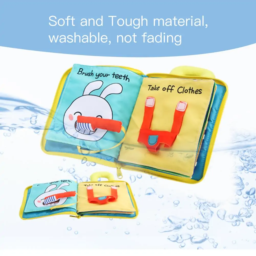 Beiens 3D Soft Cloth Baby Books: Animal and Vehicle Themes, Montessori Educational Toys for Toddler Development - Image 6