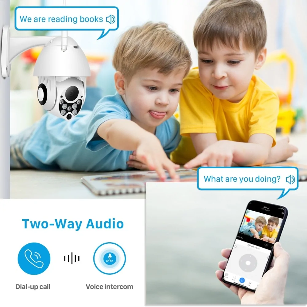 BESDER Mini 1080P PTZ IP Camera - Image 4