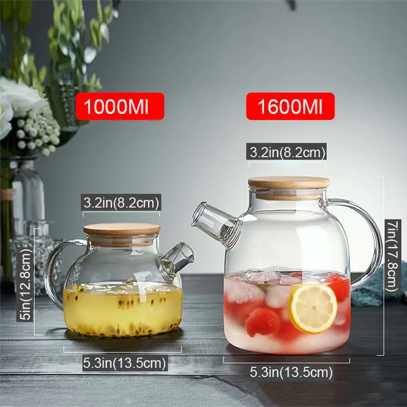 Big Heat Resistant Glass Teapot - Image 2