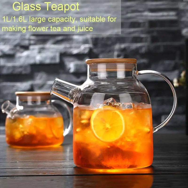 Big Heat Resistant Glass Teapot - Image 4