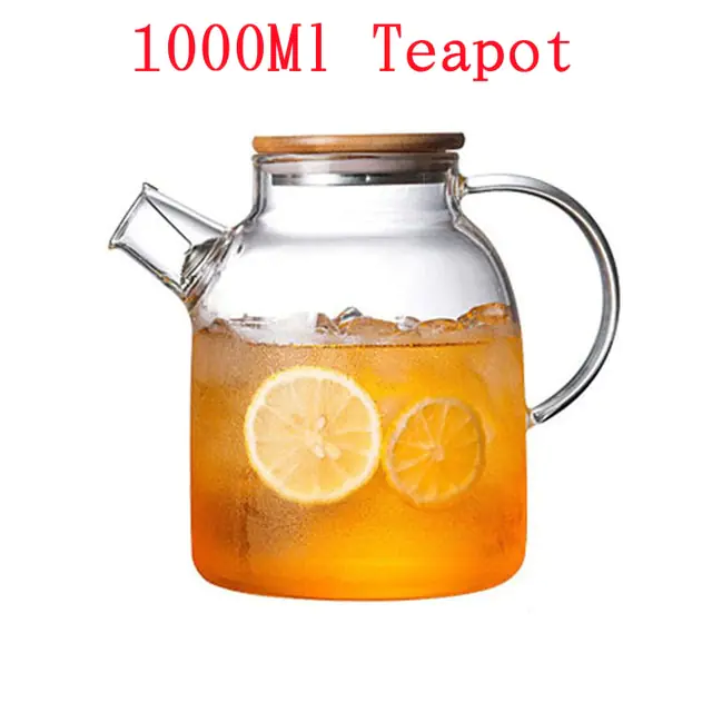 Big Heat Resistant Glass Teapot - Image 9