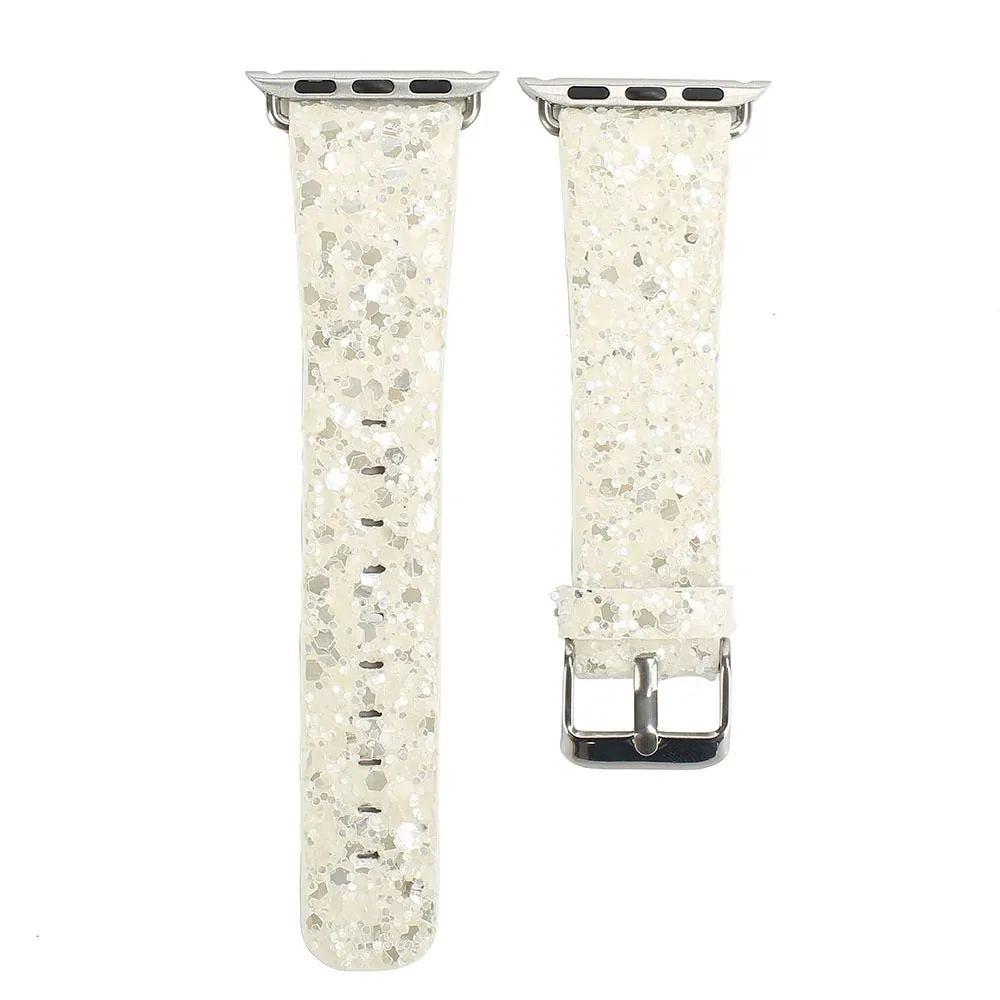 Bling Leather Band for Apple Watch: Series 6, SE, 5/4/3 - Image 15