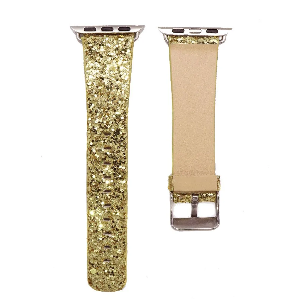 Bling Leather Band for Apple Watch: Series 6, SE, 5/4/3 - Image 26