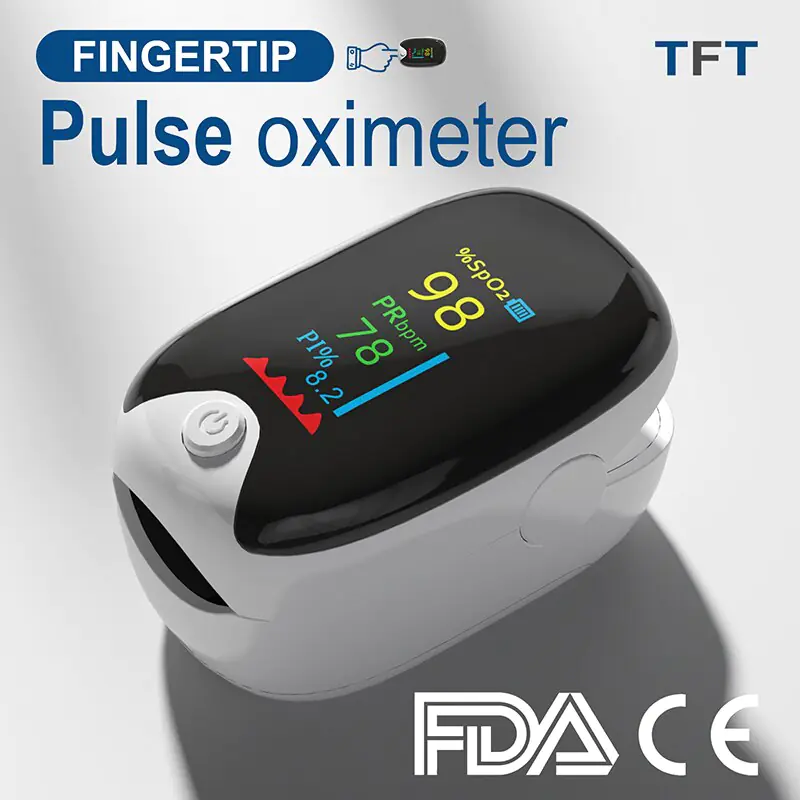 Bluetooth Finger Clip Oximeter for Heart Rate Detection - Image 2