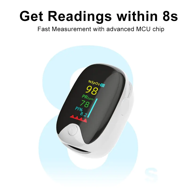 Bluetooth Finger Clip Oximeter for Heart Rate Detection - Image 5