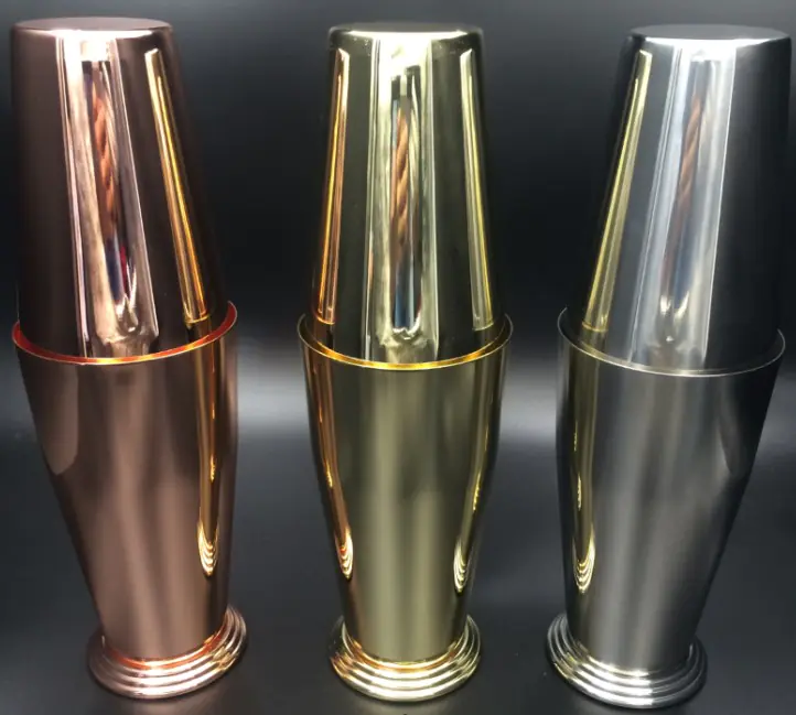 Boston Cocktail Shaker, Stainless Steel with Base - Image 4