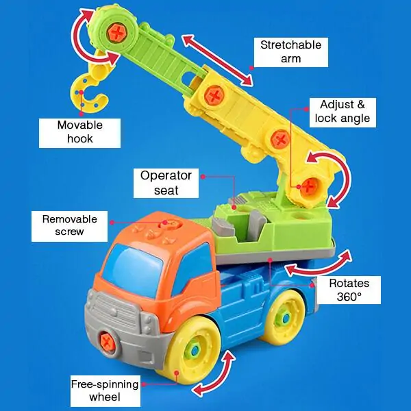 Build Your Own Toy Construction Vehicles - Image 8