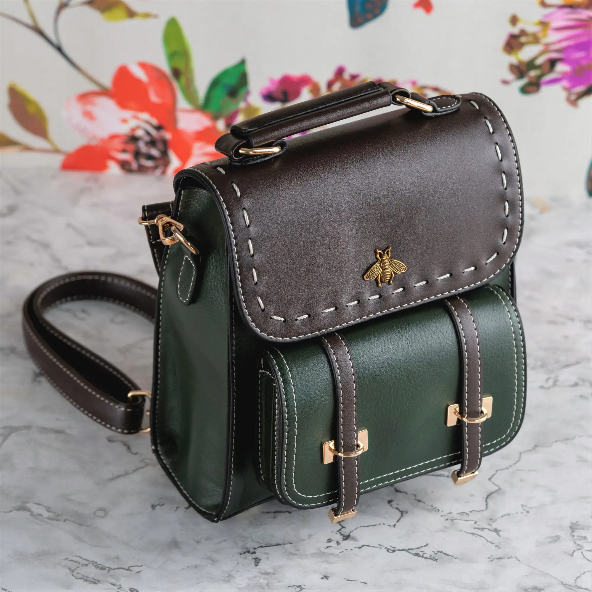 Bumblebee Leather Backpack - Image 17