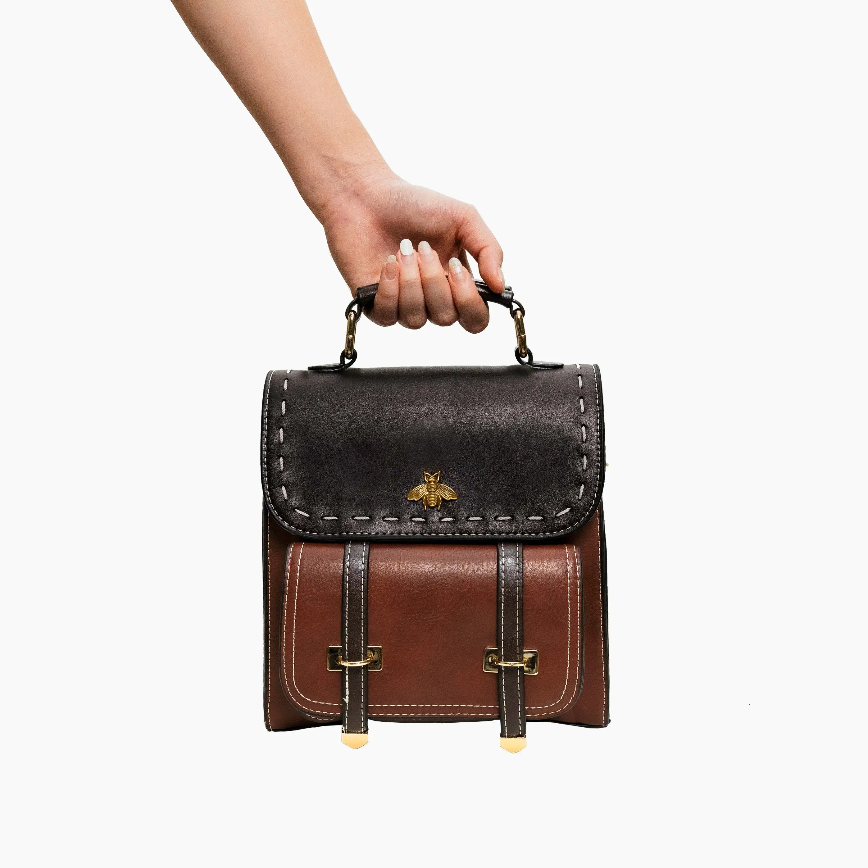 Bumblebee Leather Backpack - Image 4