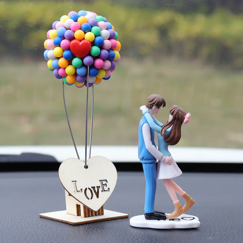 Car Decoration Dashboard Cute Couple - Image 11