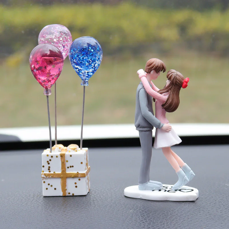 Car Decoration Dashboard Cute Couple - Image 4