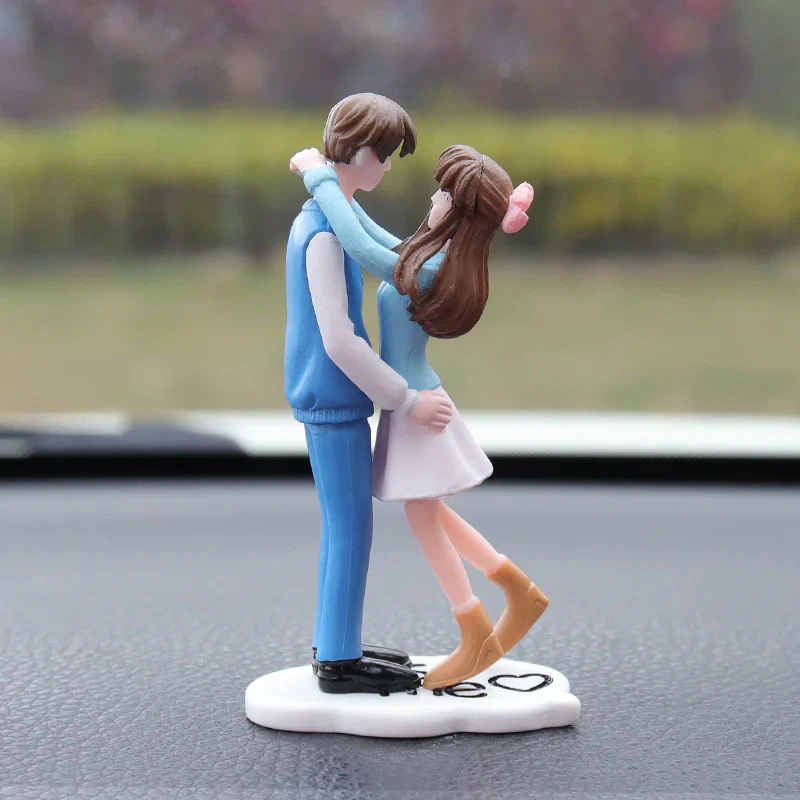 Car Decoration Dashboard Cute Couple - Image 5